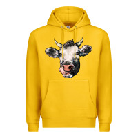 Lemon Cow Premium Hoodie - HowdyJamesFarm