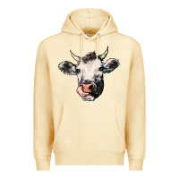 Pina Colada Cow Premium Hoodie - HowdyJamesFarm