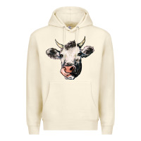 Sandshell Cow Premium Hoodie - HowdyJamesFarm