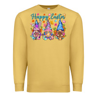 Antique Gold Happy Easter gnomies Easter Day Premium Sweatshirt - HowdyJamesFarm
