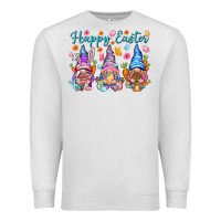 Oatmeal Heather Happy Easter gnomies Easter Day Premium Sweatshirt - HowdyJamesFarm