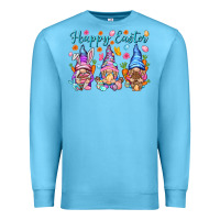 Ocean Blue Happy Easter gnomies Easter Day Premium Sweatshirt - HowdyJamesFarm