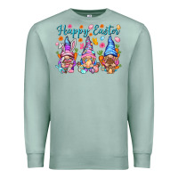 Seafoam Happy Easter gnomies Easter Day Premium Sweatshirt - HowdyJamesFarm
