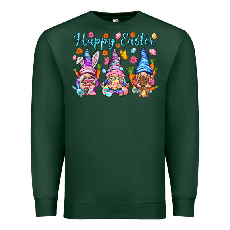 Happy Easter Gnomies Easter Day Premium Sweatshirt by HowdyJamesFarm | Teevron