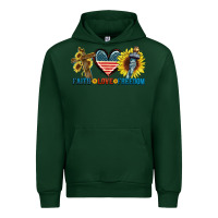 Forest Green Fatih love freedom Urban Hoodie - FaDigitalArtStudio