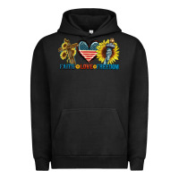 Pigment Black Fatih love freedom Urban Hoodie - FaDigitalArtStudio
