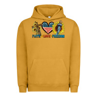 Pigment Peanut Butter Fatih love freedom Urban Hoodie - FaDigitalArtStudio