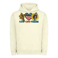 Pigment Pistachio Fatih love freedom Urban Hoodie - FaDigitalArtStudio