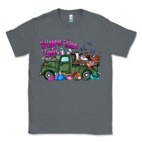 Charcoal Heather happy easter day truck Classic Tee - CowhideDigitalArt