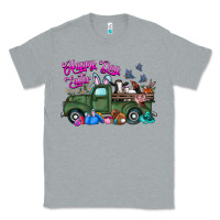 Heather Grey happy easter day truck Classic Tee - CowhideDigitalArt