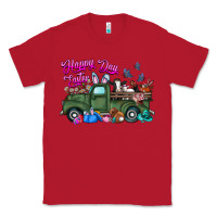 Red happy easter day truck Classic Tee - CowhideDigitalArt