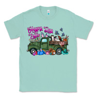 Seafoam happy easter day truck Classic Tee - CowhideDigitalArt