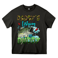 Asphalt daddy's fishing buddy Heavy Core Tee - HRA Design Shop