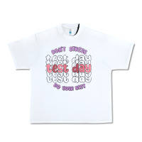 White dont stress test day do your best Urban Heavy Tee - MaliasSmallBusiness