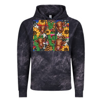 Cloud Black western cactus sunflower highlands cow Vintage Hoodie - BarkalooDesign