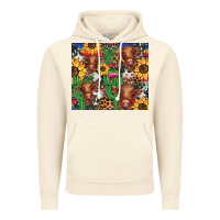 Vintage Artic western cactus sunflower highlands cow Vintage Hoodie - BarkalooDesign