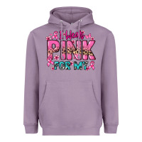 Lavender I wear pink for my custom name Cancer Awareness Heavyweight Hoodie - HowdyJamesFarm