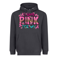 Smoke I wear pink for my custom name Cancer Awareness Heavyweight Hoodie - HowdyJamesFarm
