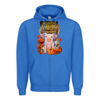 True Royal halloween party pig Zipper Hoodie - RanaPortraitStore