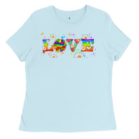 Baby Blue lgbtq love libbey glass Ladies Tee - HRA Design Shop