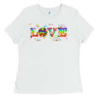 White lgbtq love libbey glass Ladies Tee - HRA Design Shop