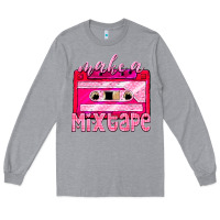 Heather Grey make a mixtape cassette Long Sleeve Tee - NancyCooperArtShop