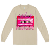 Mushroom make a mixtape cassette Long Sleeve Tee - NancyCooperArtShop