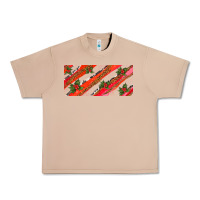 Leopar And Cowhide With Mistletoe Urban Heavy Tee | Teevron
