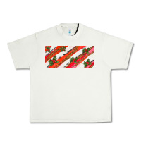 Pistachio leopar and cowhide with mistletoe Urban Heavy Tee - AdoDesignShop