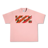 Salmon leopar and cowhide with mistletoe Urban Heavy Tee - AdoDesignShop