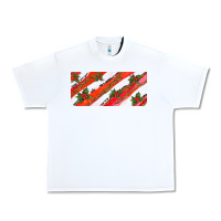 White leopar and cowhide with mistletoe Urban Heavy Tee - AdoDesignShop
