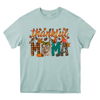 Arona thankful mama highland cow Heavy Core Tee - RacoonDesign