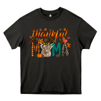 Asphalt thankful mama highland cow Heavy Core Tee - RacoonDesign