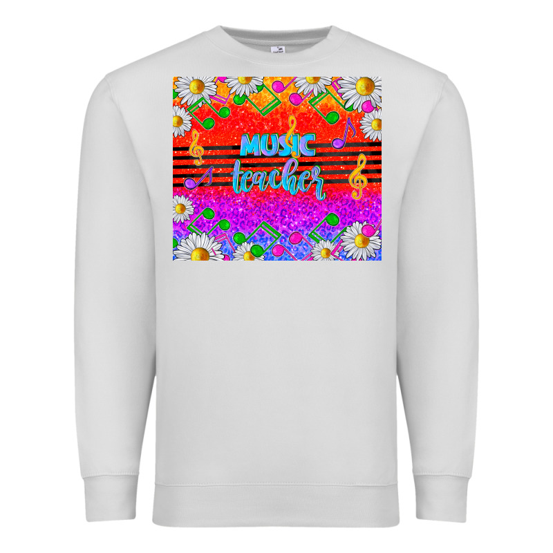 Rainbow Music Teacher Premium Sweatshirt by TumblerDesignByShophia | Teevron
