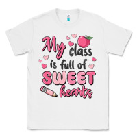 White my class is full of sweet hearts Classic Tee - MaliasSmallBusiness