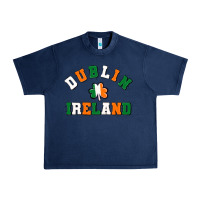Navy dublİn ireland Urban Heavy Tee - MaliasSmallBusiness