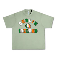 Oil Green dublİn ireland Urban Heavy Tee - MaliasSmallBusiness