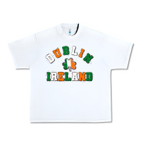 White dublİn ireland Urban Heavy Tee - MaliasSmallBusiness
