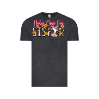 Vintage Black holy cow i'm sister Vintage Tee - MaliasSmallBusiness