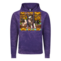Cloud Purple Western Cute Hampshire Pigs Vintage Hoodie - LillyAllenDesigns