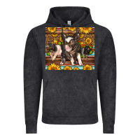 Vintage Black Western Cute Hampshire Pigs Vintage Hoodie - LillyAllenDesigns
