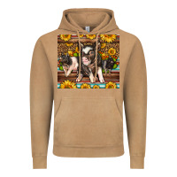 Western Cute Hampshire Pigs Vintage Hoodie | Teevron