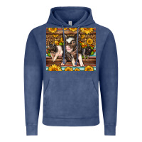 Vintage Denim Western Cute Hampshire Pigs Vintage Hoodie - LillyAllenDesigns