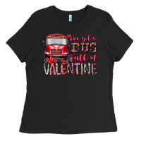 Black I've got bus full of Valentine Ladies Tee - RacoonDesign