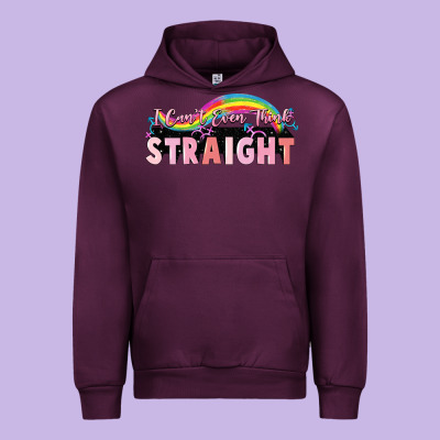 I Can't Even Think Straight Urban Hoodie Designed By Fadigitalartstudio