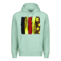 Seafoam Softball brushstroke Premium Hoodie - HowdyJamesFarm