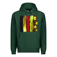 Sports Green Softball brushstroke Premium Hoodie - HowdyJamesFarm