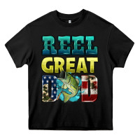 Black reely great dad Heavy Core Tee - HRA Design Shop