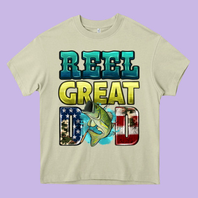 Reely Great Dad Heavy Core Tee Designed By Hra Design Shop