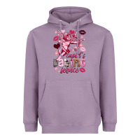 Lavender Cupid's dating service Valentine's Day Heavyweight Hoodie - HowdyJamesFarm